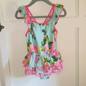 Betsey Johnson 4T Floral Swimsuit